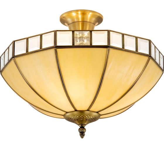 Изображение товара Потолочная люстра Citilux Шербург-1 витражная Бронза CL440141