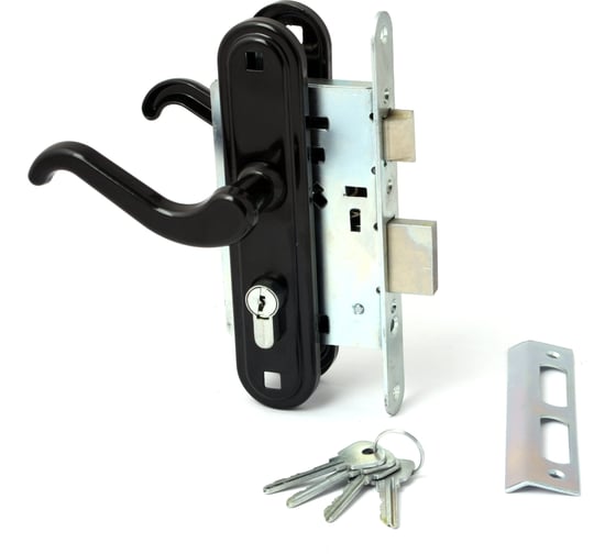 Изображение товара Врезной замок ЗЕНИТ -ЗВ4-3.02 черный 19717 00019717