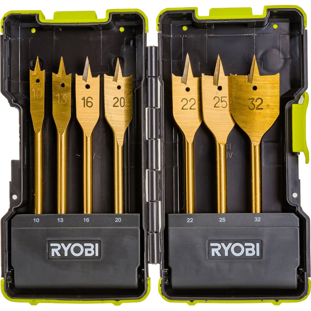 Набор перьевых сверл Ryobi