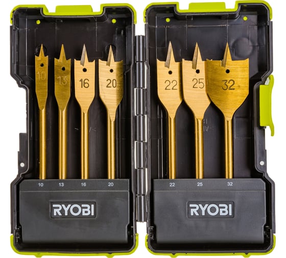Изображение товара Набор перьевых сверл 7 шт. Ryobi RAK07SB 5132002252