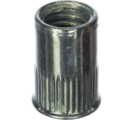 Изображение товара Заклепка с внутренней резьбой уменьшенный бортик Kenner Белый цинк м8х1,25х16, 350 шт. зру8