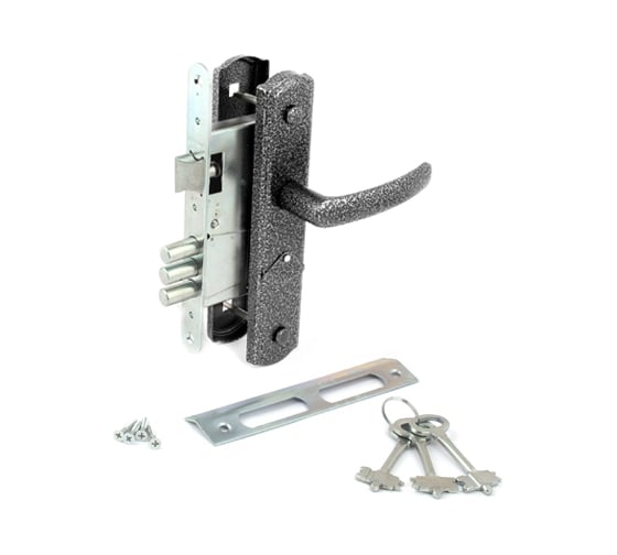 Изображение товара Врезной сувальдный замок AVERS ЗВ9-4-1-4 /серебро/ 20751 00020751