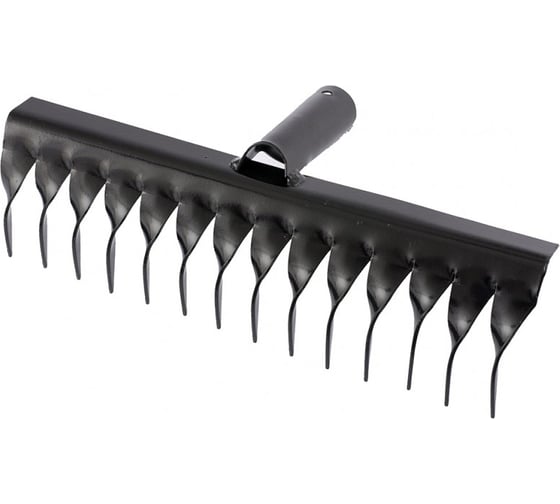 Изображение товара Классические усиленные грабли КЭС ширина 410 мм, 14 витых зубьев, тулейка 30 мм, без черенка 21010078 21010078н