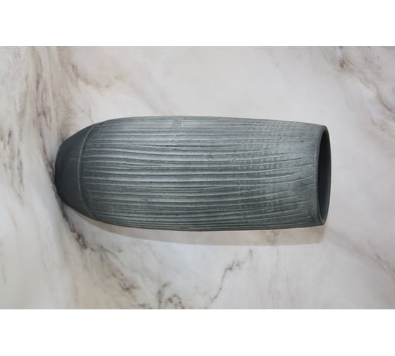 Изображение товара Ваза SCHEURICH Vase Shira anthazit керамика, d 14 см, h 35 см, антрацит 064906