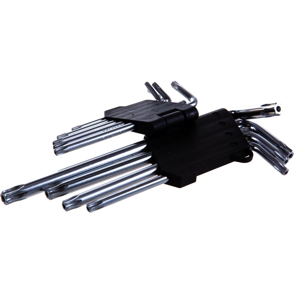 Изображение товара Набор ключей Torx TOPEX T10-T50 9 шт CrV пластиковый держатель