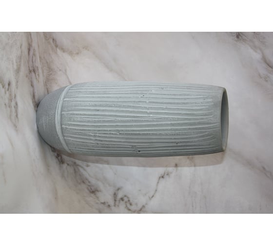 Изображение товара Ваза SCHEURICH Vase Shira hellgrau керамика, d 14 см, h 35 см, светло-серый 064907