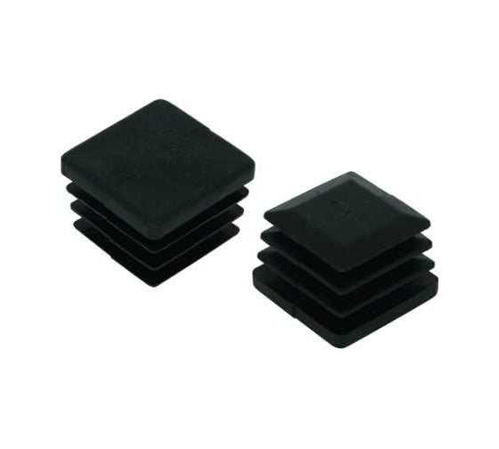 Изображение товара Заглушка ЦКИ 40х40 мм, черная, 25 шт. 12968