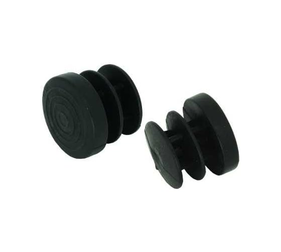 Изображение товара Заглушка для труб ЦКИ диаметр 32 мм, черная, 100 шт. 12972