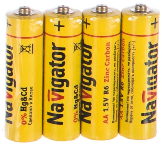 Изображение товара Элемент питания 94 759 NBT-NS-R6-SH4 4шт Navigator 94759