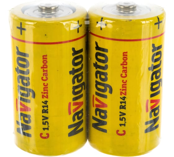 Изображение товара Элемент питания 94 760 NBT-NS-R14-SH2 шринка 2шт Navigator 94760