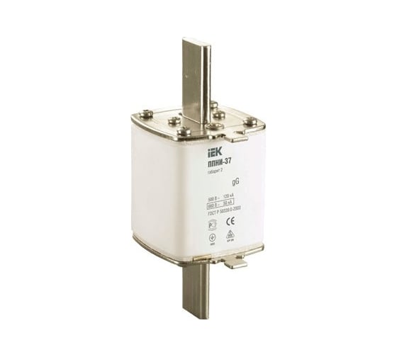 Изображение товара Плавкая вставка ППНИ-37 100А габарит 2 IEK DPP40-100 96301