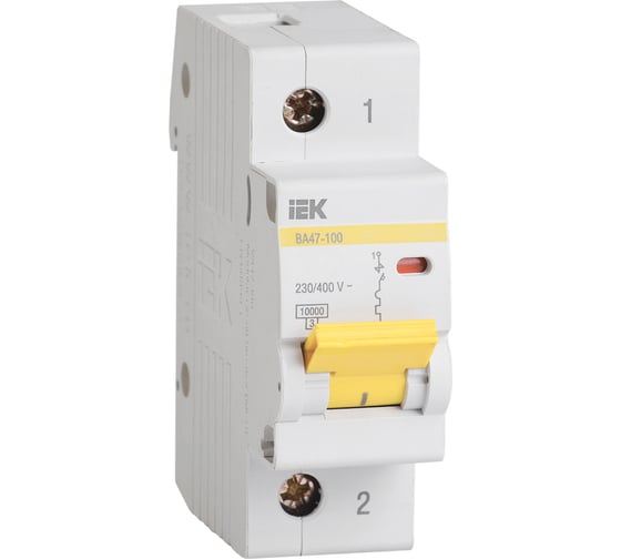 Изображение товара Автоматический выключатель 1п C 16А ВА 47-100 10кА IEK MVA40-1-016-C 47167