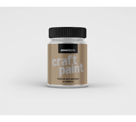 Изображение товара Меловая краска для мебели и прикладного творчества Amo decor белая, 0.25 кг ТД000006744