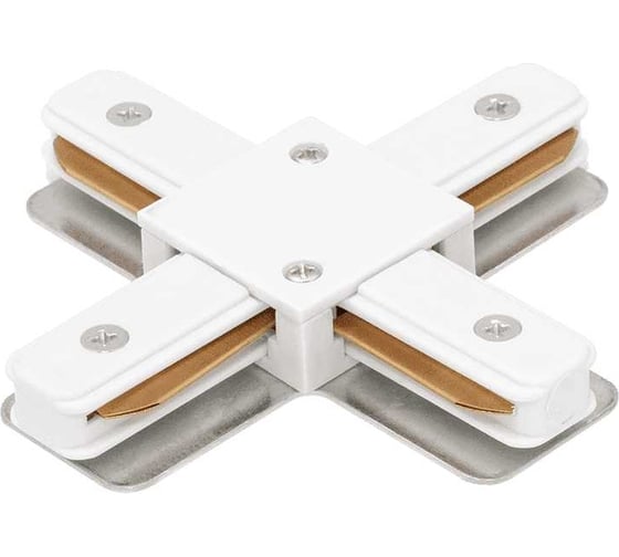 Изображение товара Коннектор для трековых систем DesignLed белый CN2-WH-X