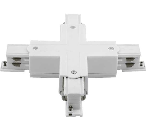 Изображение товара Коннектор для трековых систем DesignLed белый CN-3F-X-WH