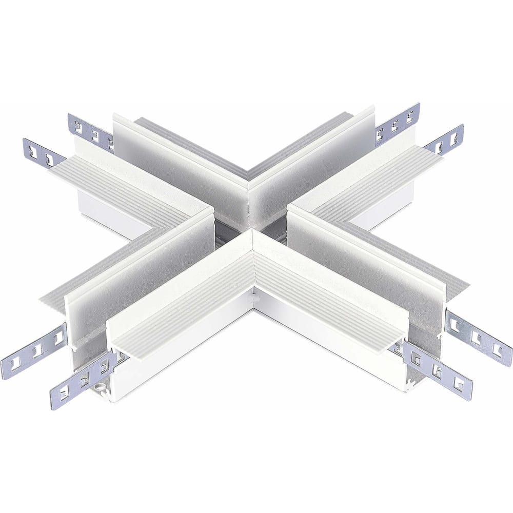 X-образный соединитель для встраиваемых треков ST luce, цвет белый ST007.500.12 skyline 48 - фото 1