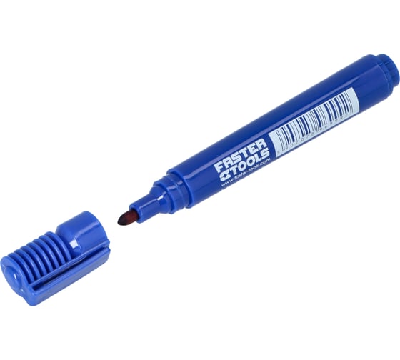 Изображение товара Перманентный маркер FASTER TOOLS синий 6999