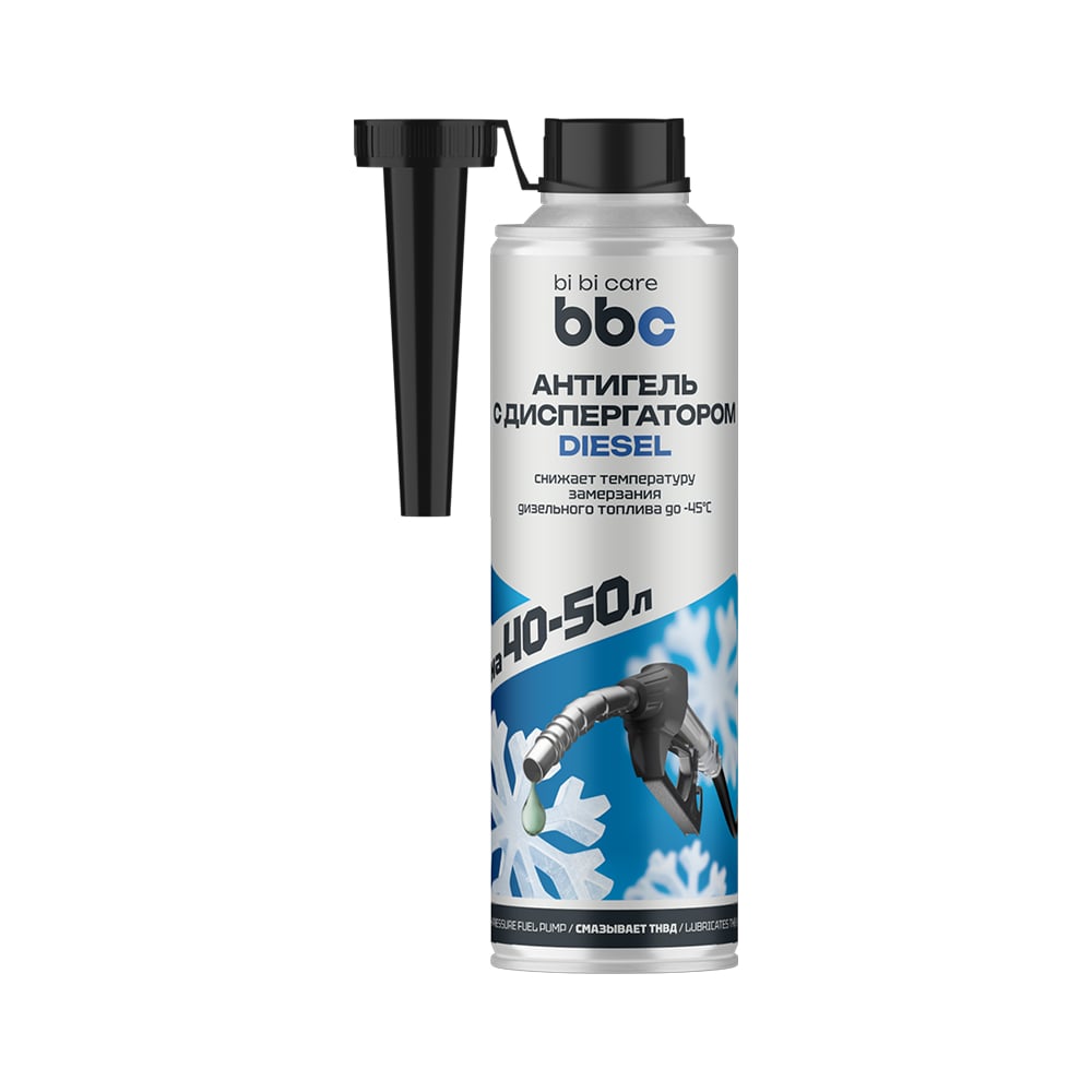 Изображение товара Антигель с диспергатором BiBiCare -45° 1:150 для дизельного топлива 280 мл