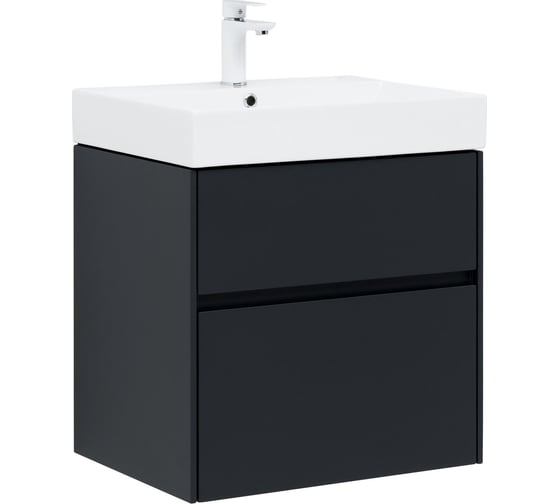 Изображение товара Тумба Aquanet Бруклин 60 антрацит матовый 00310140