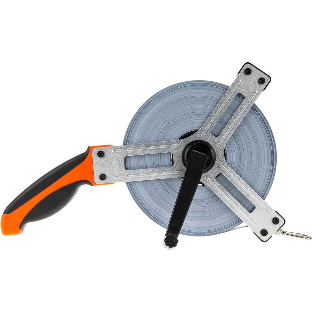 Изображение товара Геодезическая стальная лента Tulips Tools 100 м - полупрофессиональная с высокой точностью