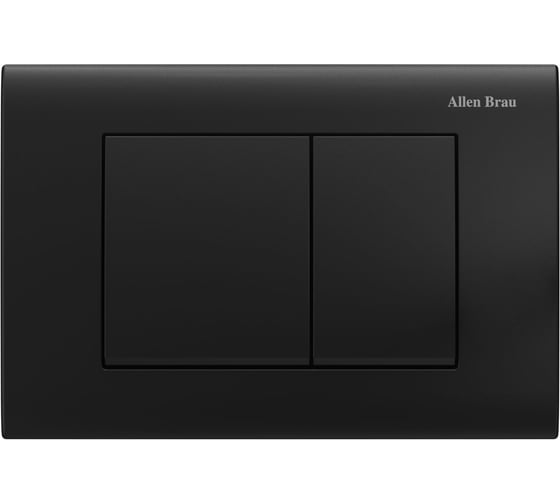 Изображение товара Кнопка смыва ALLEN BRAU LIBERTY пневмо, abs, черный матовый 9.20002.31 00306282