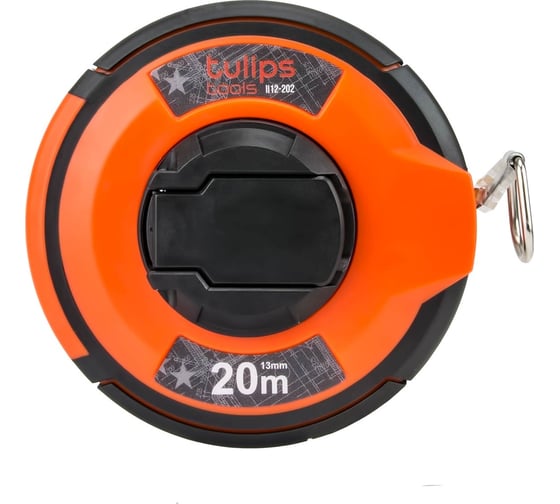 Изображение товара Геодезическая рулетка Tulips Tools сталь, 20 м II12-202