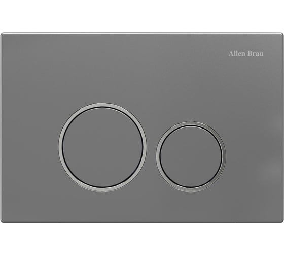 Изображение товара Кнопка смыва ALLEN BRAU PRIORITY пневмо, abs, сатин/хром 9.20001.MG 00306277