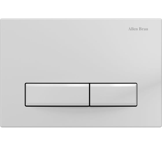 Изображение товара Кнопка смыва ALLEN BRAU FANTASY пневмо, abs, белый 9.20003.20 00306283