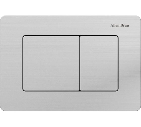 Изображение товара Кнопка смыва ALLEN BRAU INFINITY пневмо, сталь, никель браш 9.20006.BN 00306291