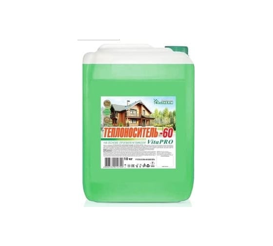 Изображение товара Теплоноситель EcoTherm Vita PRO -60C, бочка 220 кг 430212033