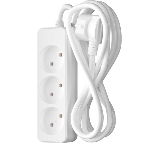Изображение товара Сетевой удлинитель 1х3, 5м, 10А, белый ФОТОН 10-53 21114