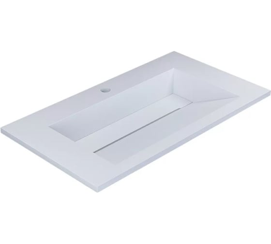 Изображение товара Раковина для ванной uperwood Next_80 см, полувстраиваемая, прямоугольная, белая 290000009