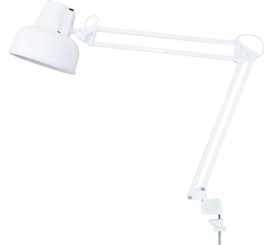 Изображение товара Светильник Трансвит Бета (на струбцине) 60Вт, без лампы, ЛОН, Е27 (белый) 4607053880243