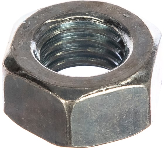 Изображение товара Шестигранная гайка Зубр МАСТЕР ГОСТ 5927-70, класс прочности 6, оцинкованная, M14, 5кг (примерно 226 шт.) 303550-14