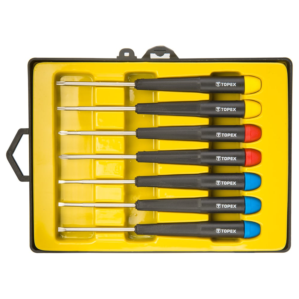 Изображение товара Набор прецизионных отверток TOPEX 7 шт. для точных работ