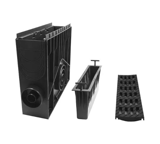 Изображение товара Пескоуловитель Ecoteck 100 h435 пластиковый в сборе с решеткой 100 MEDIUM В-125 ДИ 12305000 46633