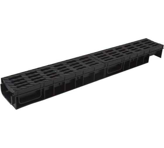 Изображение товара Лоток Ecoteck MEDIUM 100.65 h85 с решеткой пластиковой, кл.В125 46626