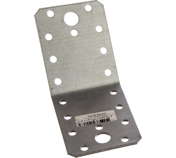 Изображение товара Крепежный угол Зубр МАСТЕР 135 градусов 55х70х70мм 1шт 310136-55-070