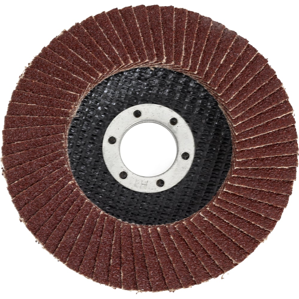 Изображение товара Круг лепестковый торцевой ЗУБР 115x22.2 мм шлифовальный диск для дерева и металла P60