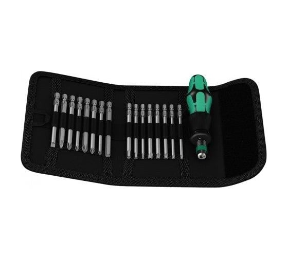 Изображение товара Битодержатель + 16 стержней WERA KRAFTFORM KOMPAKT 60RA WE-051041