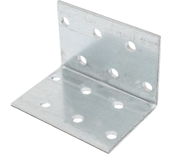 Изображение товара Крепежный угол Зубр МАСТЕР равносторонний, 60х40х40мм, 1шт 310206-060-040