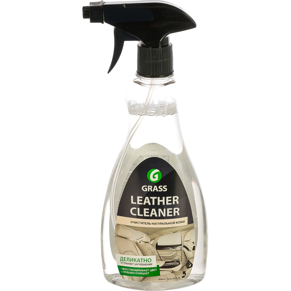 фото Очиститель натуральной кожи 500 мл grass leather cleaner 800032