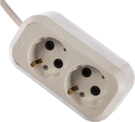 Изображение товара Удлинитель У10-553 ПВС 3x0,75 2гн. 5м UNIVersal 553-05