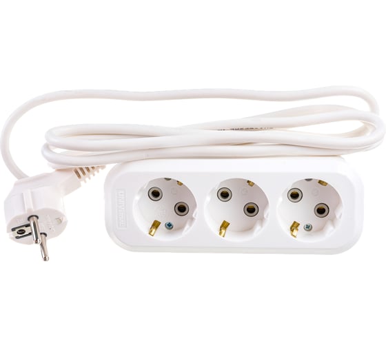 Изображение товара Удлинитель У10-554 ПВС 3x0,75 3гн. 2м UNIVersal 554-02