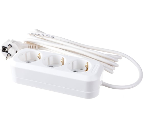 Изображение товара Удлинитель У10-554 ПВС 3x0,75 3гн. 3м UNIVersal 554-03