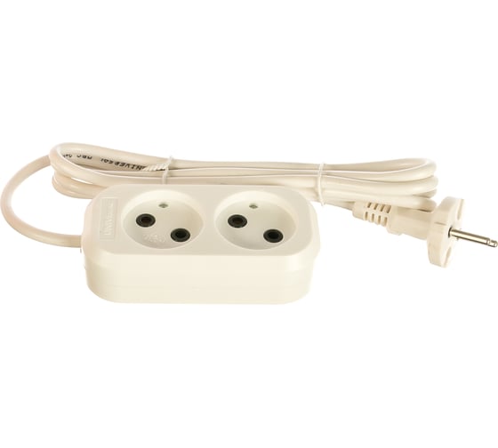 Изображение товара Удлинитель У6-011 М ПВС 2x0,75 2гн. 2м UNIVersal 011М-02