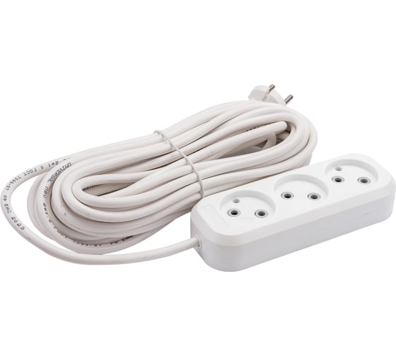 Изображение товара Удлинитель У6-639 М ПВС 2x0,75 3гн. 10м UNIVersal 639М-10