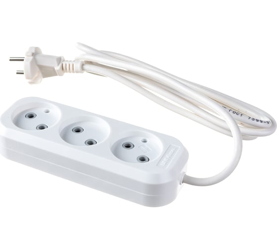 Изображение товара Удлинитель У6-639 М ПВС 2x0,75 3гн. 2м UNIVersal 639М-02