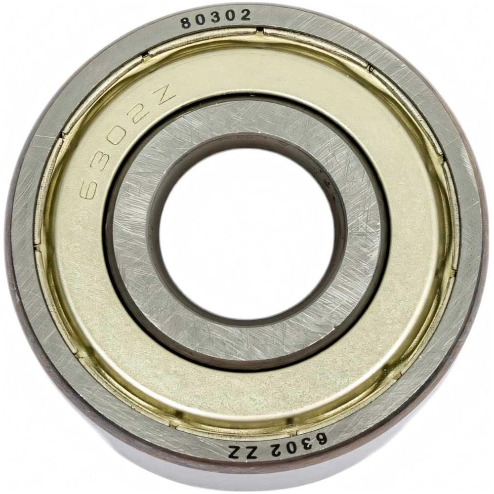 Изображение товара Подшипник Волжский Инструмент 80302 6302 ZZ радиальный шариковый однорядный