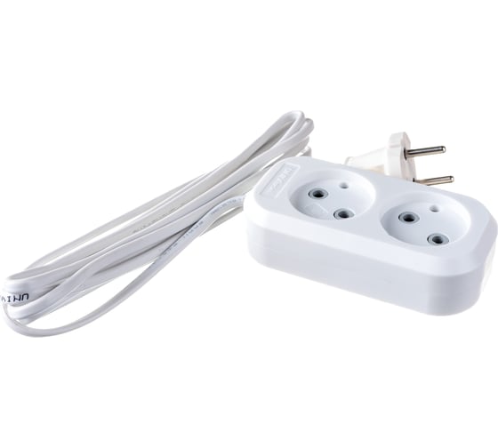 Изображение товара Удлинитель UNIVersal У6-011 ШВВП 2x0,75 2 гнезда б/з 2м (еврослот) 9631911